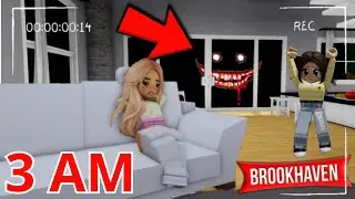 😱SOBREVIVIENDO con MI HERMANITA en BROOKHAVEN a las 3 AM | Valery Rm
