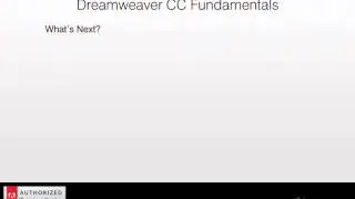 Dreamweaver CC Tutorial Site Management  What's Next