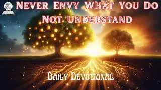 Never Envy What You Do Not Understand | Daily Devotional