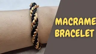 Macrame friendship bracelet for beginners/How to make Macrame Bracelet at Home