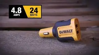 DEWALT&reg; | 2 Port CLA Charger 24W | Mobile Accessories