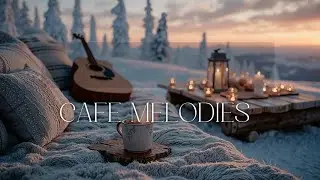 Winter Acoustic Guitar Music | Relaxing Chill Out Cafe Background for Study & Focus