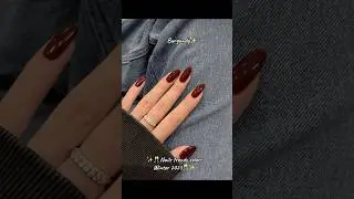 Nails trendy colors winter 2025✨🤍