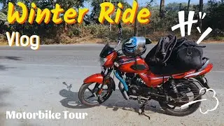 First Winter Ride Home 🏍️❄️ | Cold Journey & Temple Visit