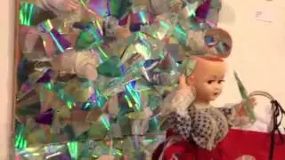 Recycled CD Sculpture by Ave Rose