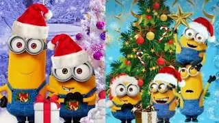 Merry Christmas| minions wishes merry Christmas|merry Christmas WhatsApp status|minions Carol song🎄