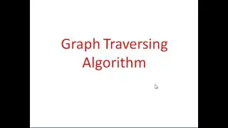 Graph traversing algorithm