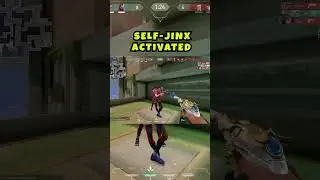 Have you ever faced self-jinx???? #gamingshorts  #valorant #valorantclips