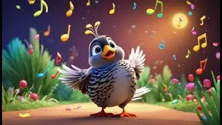 Quail Feathers Go Fluff Fluff Fluff | Fun Animal Nursery Rhyme for Kids | Baby Songs