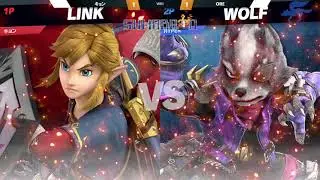 第15回スマバトSP キョン(リンク) VS おれ(ウルフ) 勝者側1回戦 -スマブラSP大阪大会