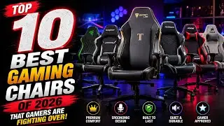 Top 10 Best Gaming Chairs of 2025 That Gamers Are Fighting Over!