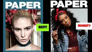 ANTM Paper Magazine Covers: Cycle 23 vs Cycle 24 (portfolio)