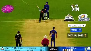 GT vs MI IPL 2025 | Match - 09 | TATA IPL 2025 | Real Cricket 24 Update