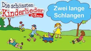 Zwei lange Schlangen | Kinderlieder mit Text zum mitsingen
