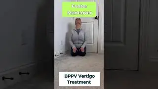 Get Rid of Vertigo at Home: Left Foster Maneuver for BPPV #vestibular