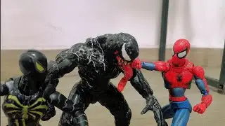 Venom vs Spider-man (Stop Motion)
