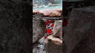 The joy of cooking burgers in nature #travel #discoveriran #nature