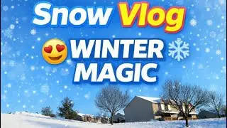 First snowfall hits different ❄️| Winter finally arrived | Snow makes everything better ☃️ @ Mounag