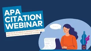 How to APA: The essentials of formatting and citing | Write Site webinar