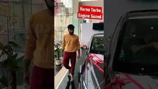 New Verna 2023 Turbo Engine Sound🔥🔥 #verna2023