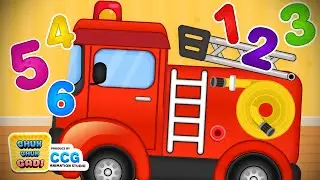 10 Little Fire Trucks 🚒 | Kids Song & Counting Rhyme for Children