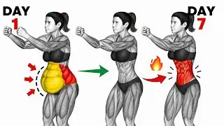 30 Min Standing Abs Workout That Actually Burns Hanging Belly Fat Fast No Equipment