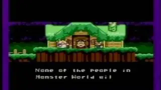 Wonderboy In Monster World Ending On SEGA Mega Drive (Genesis)