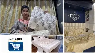 Bedding Set From Amazon | Bedsheet Review | Worth or Not | Poonam🌙 Ahire Maheshwari