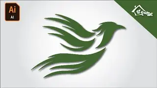 Animal Logo Design / How to Make Flying Bird Logo / Phoenix Logo Design