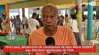 Port-Louis, déclaration de candidature de Jean-Marie HUBERT aux élections municipales de 2026