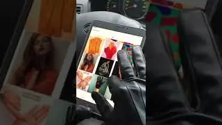 Touchscreen leather gloves for men