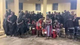 Enstoolment of Akwadumhene, Aboafoɔhene and Ntotoyɛhene at Yiadom ne Hwedie palace (New Juaben)