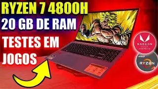 Asus VivoBook RYZEN 7 4800H COM UPGRADE DE 20GB DE RAM! SURPRESA OU DECEPÇÃO??? TESTES ATUALIZADOS