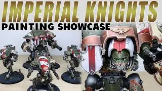 PAINTING SHOWCASE Imperial Knights Warhammer 40k Army Commission
