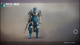 Destiny 2 Titan with Siegebreak Ornaments and Biolume Shader