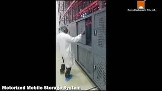 Motorized Mobile Storage System-Sliding Doors