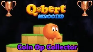 Qbert Rebooted- Coin Op Collector Trophy