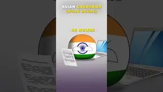 Western vs Asian Countries (Who Works Hard) 💀 |#shorts #countryballs #india #usa #philippines