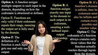 Tutorial Question 1 on Incorrect and Correct Definitions of a Function