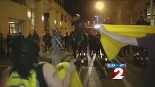 Protests turn violent at Trump rally in N.M.