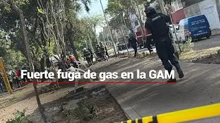 🚨 #&Uacute;LTIMOMOMENTO: Fuga de gas SIN CONTROL en la GAM; bomberos trabajan en el lugar