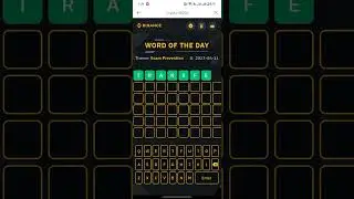 binance word of the day today answer ( Theme; Scam Prevention)