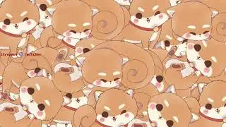 Shiba Puppy | Animated Stream Overlays | Twitch Package | Stinger Transtition for Twitch