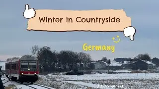 Winter view in the countryside of Germany||Nurse in Germany 