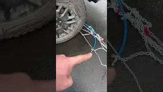 How to install 2024 Tesla cyber truck konig snow chains #cybertruck