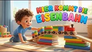 Hier kommt die Eisenbahn 🚂 Fröhliches Kinderlied zum Tanzen & Spielen