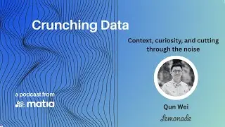 Context, Curiosity, and Cutting Through the Noise | Qun Wei of Lemonade | Crunching Data