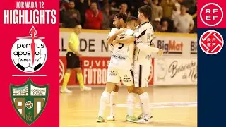 Resumen #PrimeraDivisiónFS | Noia Portus Apostoli 3-2 Córdoba Patrimonio| Jornada 12