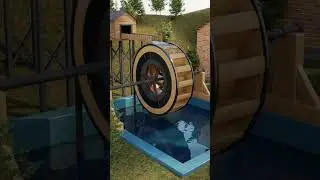 Water Wheel Simulation