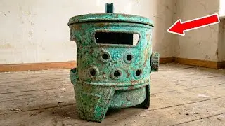 Total restoration of a vintage cast iron wood burning stove | Restore TV